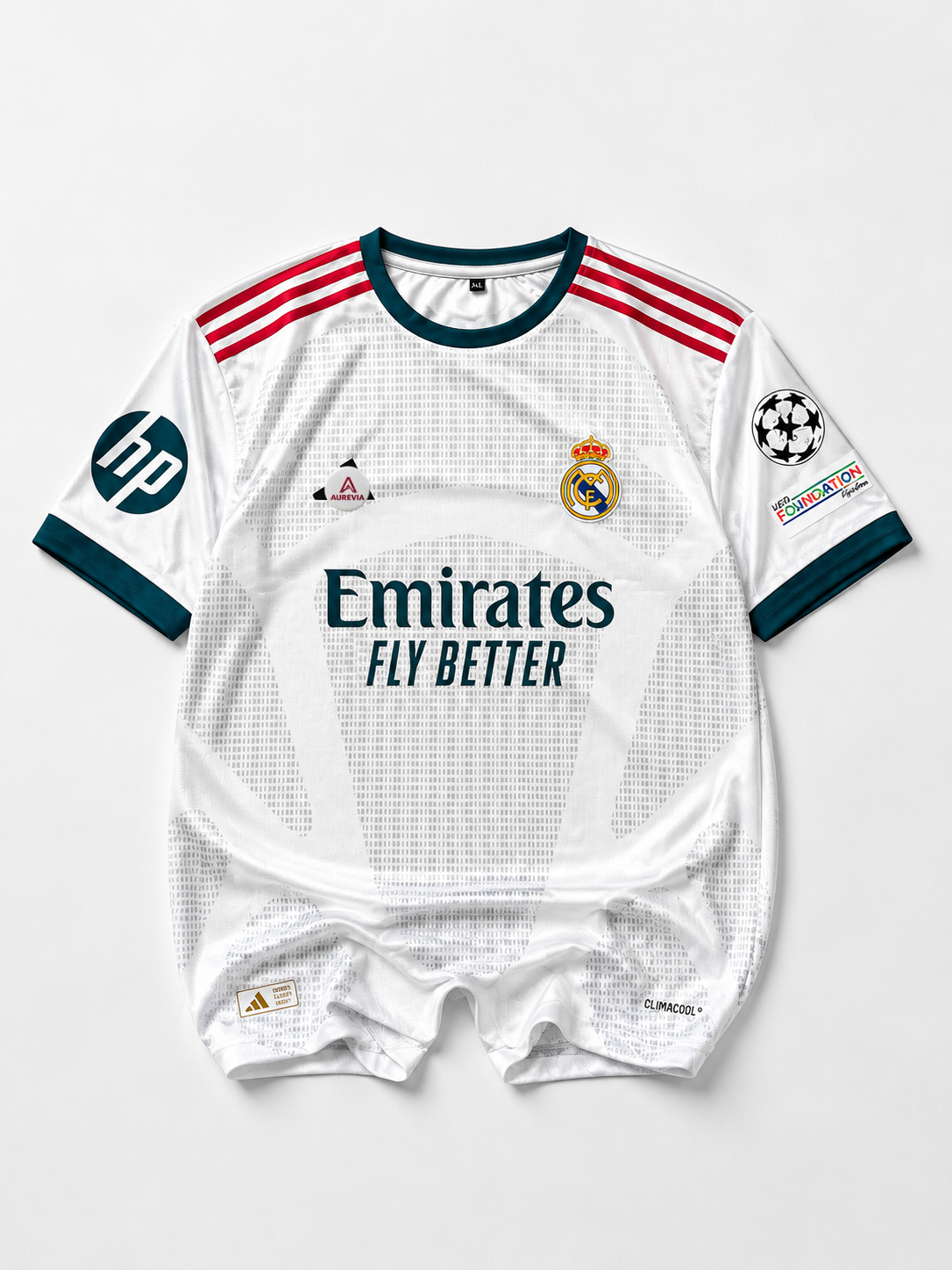 REAL MADRID HOME 26-27 | EMBROIDERY HALF SLEEVES