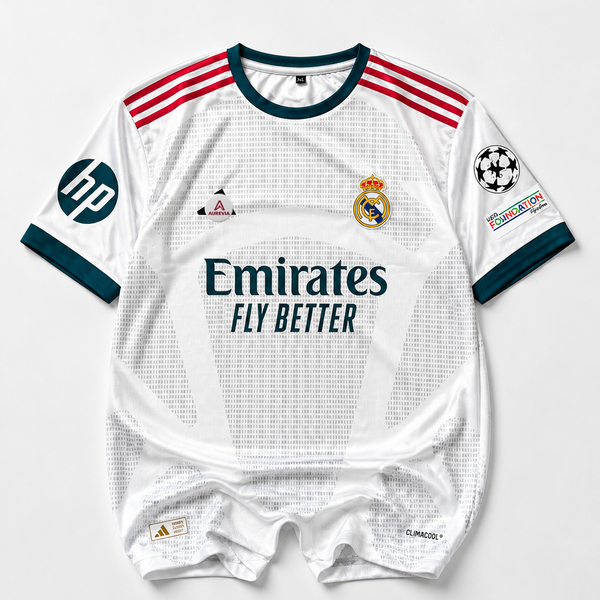 REAL MADRID HOME 26-27 | EMBROIDERY HALF SLEEVES