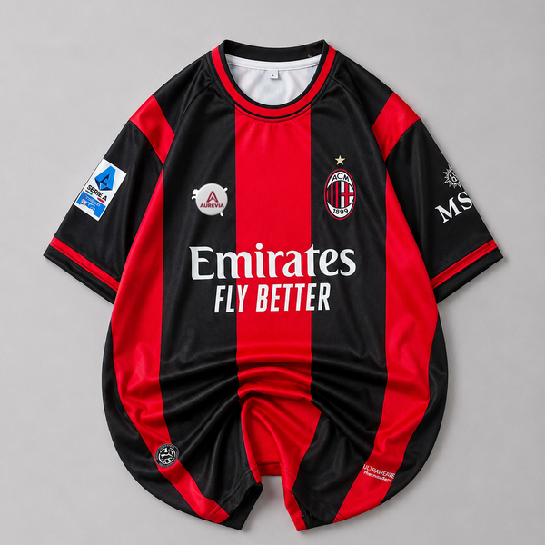 AC MILAN HOME 26-27 | EMBROIDERY HALF SLEEVES