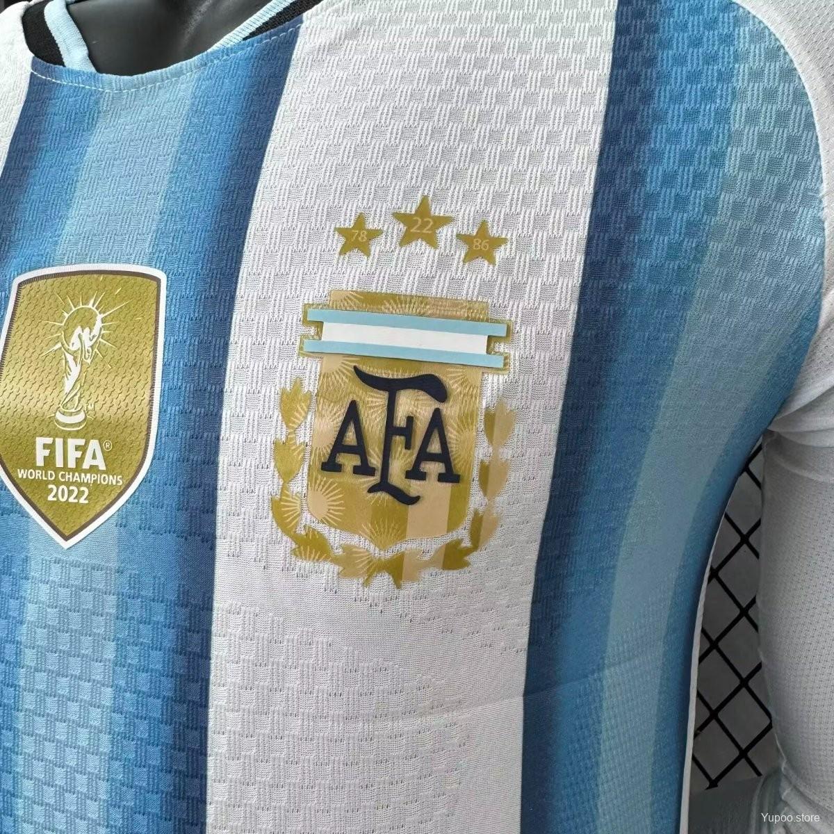 ARGENTINA HOME 2026 - PLAYER VERSION FULL SLEEVES