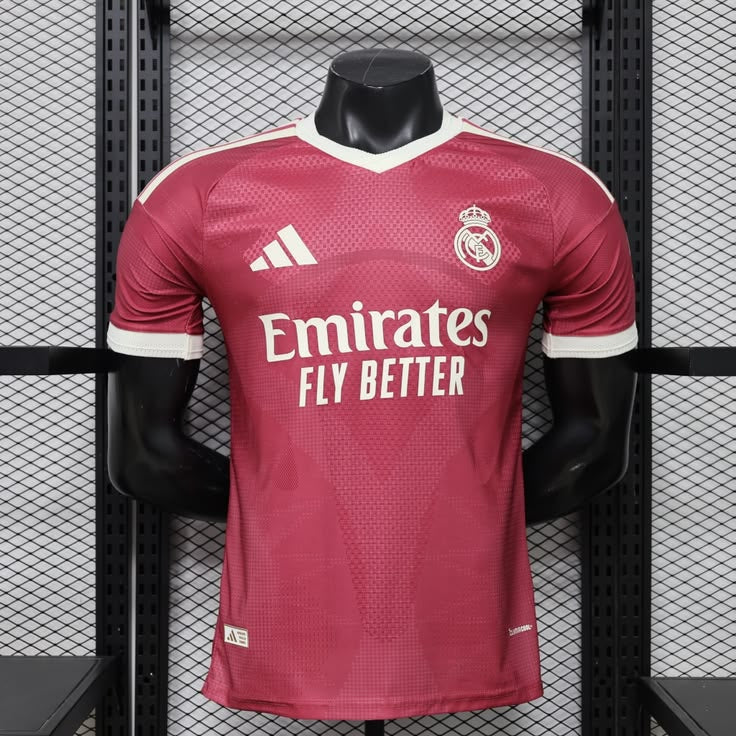 REAL MADRID THIRD KIT 26/27 BURGUNDY RED - PLAYER VERSION