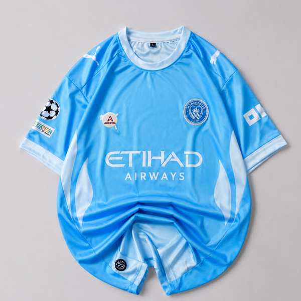 MAN CITY HOME 26-27 | EMBRACES HALF SLEEVES