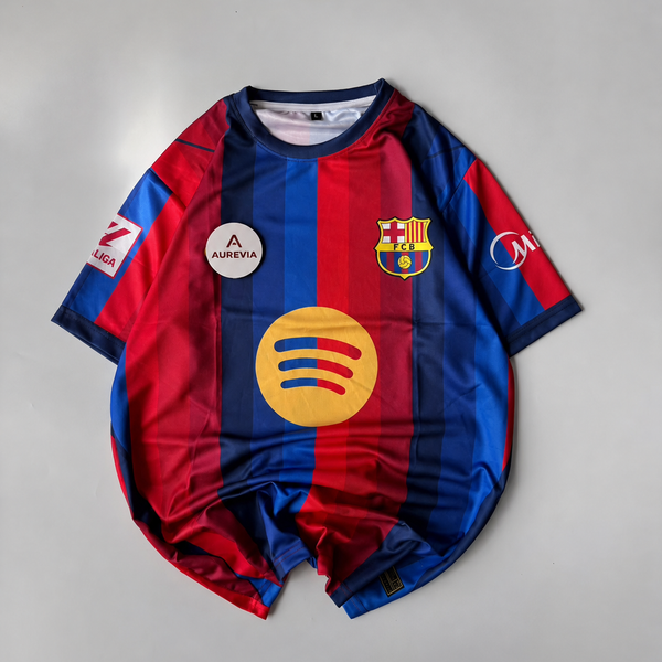 BARCELONA HOME 26-27 | EMBROIDERY HALF SLEEVES
