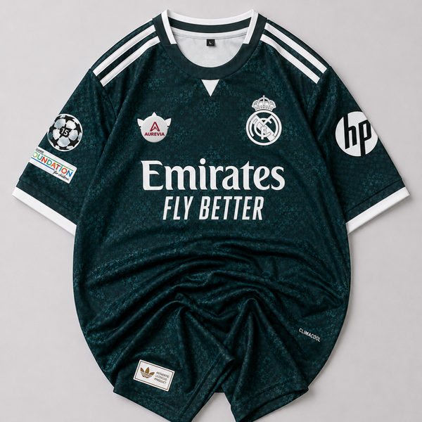 REAL MADRID AWAY 26-27 | EMBROIDERY HALF SLEEVES