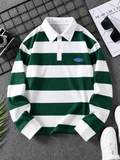 Men full sleeves stripted Sweatshirt - Green White