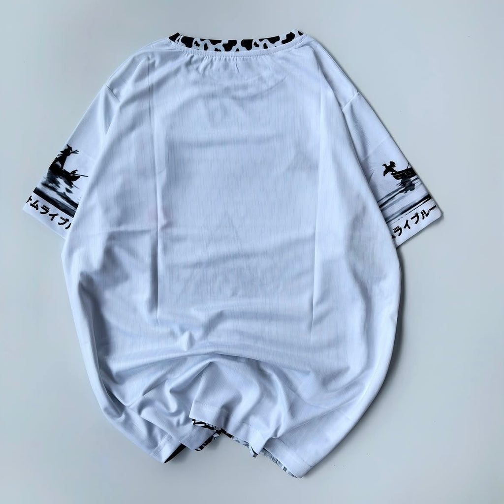 JAPAN x ONEPIECE KIT | EMBROIDERY HALF SLEEVES