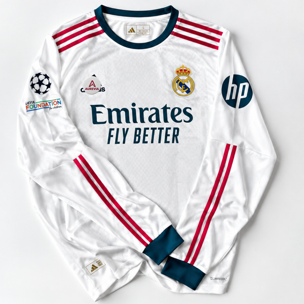 REAL MADRID HOME 26-27 | EMBROIDERY FULL SLEEVES