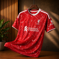 LIVERPOOL HOME 26/27 RED GEOMETRIC SHATTER PATTERN SPECIAL EDITION MASTER VERSION JERSEY WITH LOGO