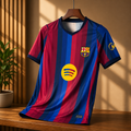 FC BARCELONA HOME 26/27 DEEP BLUE & RED STRIPE MASTER VERSION JERSEY WITH LOGO