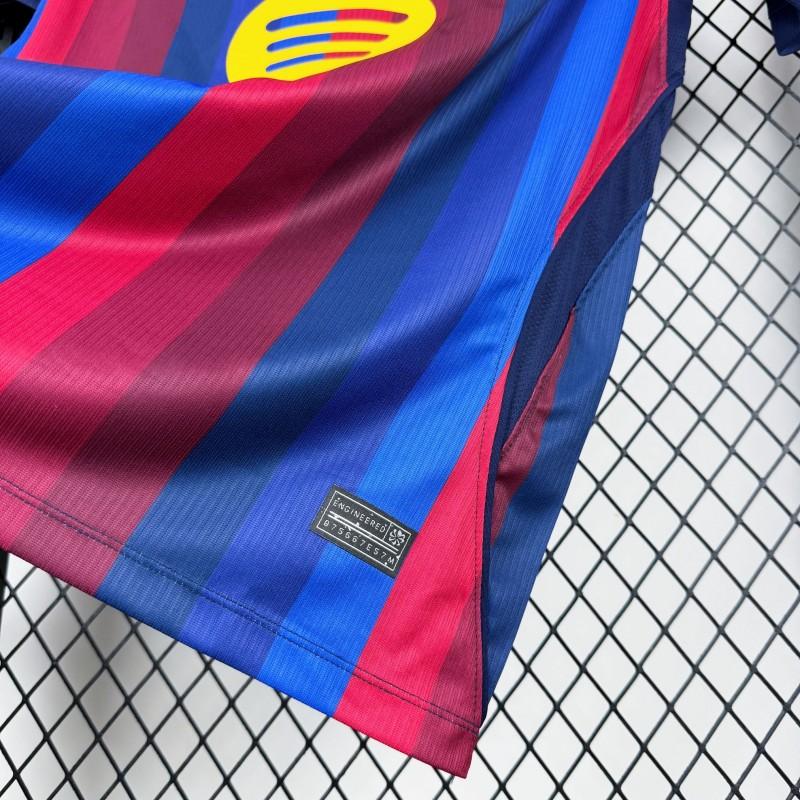 FC BARCELONA HOME 26/27 DEEP BLUE & RED STRIPE MASTER VERSION JERSEY WITH LOGO