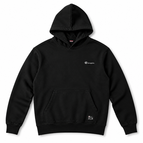 BLACK PLAIN HOODIE FOR MEN