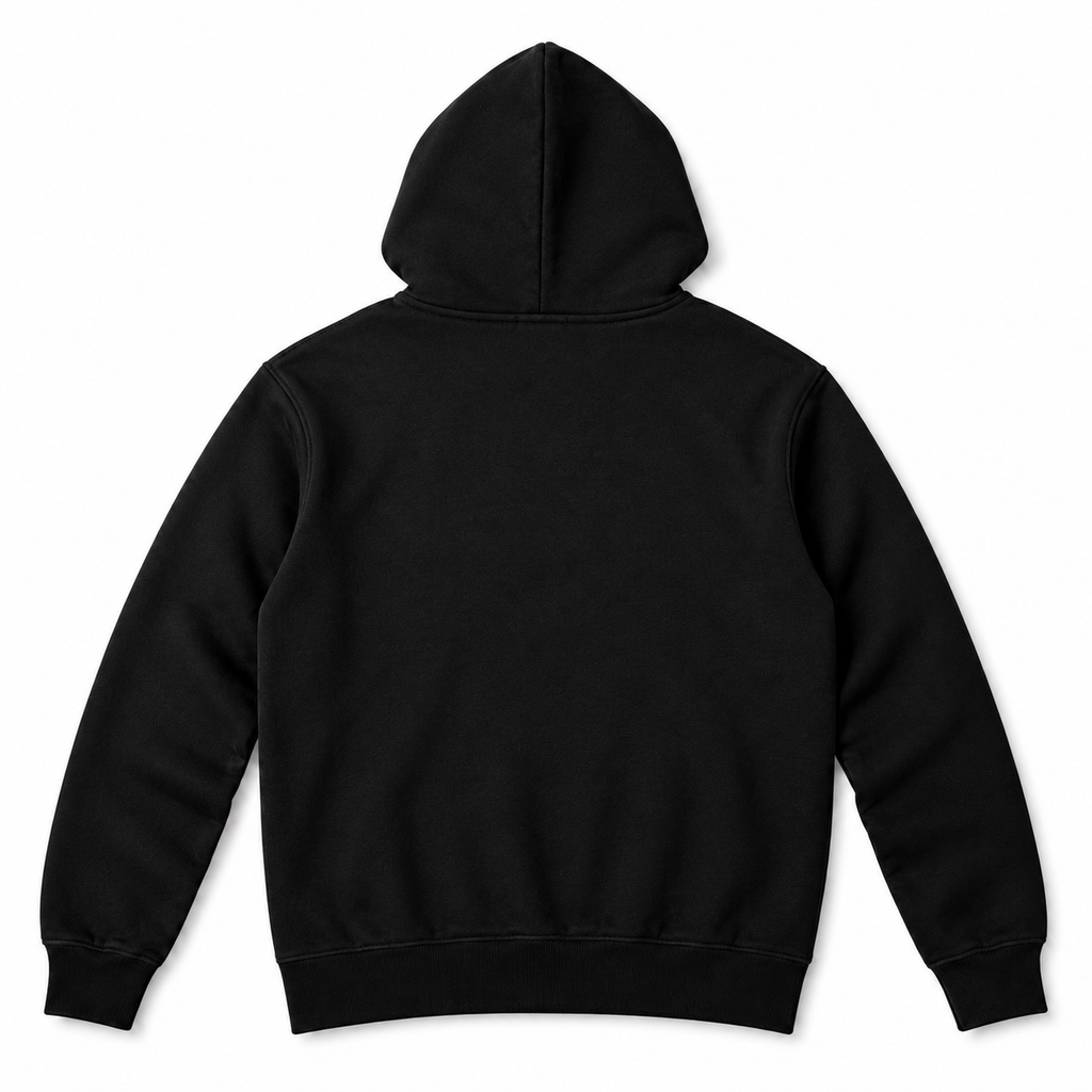 BLACK PLAIN HOODIE FOR MEN